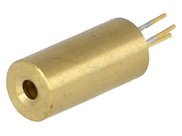 Module: laser; 3mW; rood; punt; 645÷660nm; 2,5÷3,3VDC; 15÷25mA Module: laser; 3mW; rood; punt; 645÷660nm; 2,5÷3,3VDC; 15÷25mA